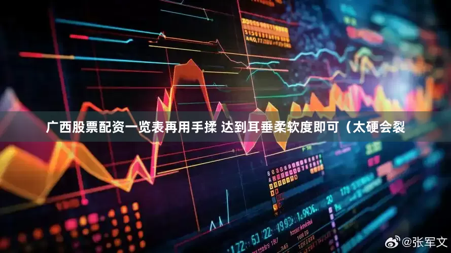 广西股票配资一览表再用手揉 达到耳垂柔软度即可（太硬会裂